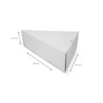 Embalagem Temaki Delivery Branco- 16 x 9 x 5,5 cm - 100 Unidades - Imagem 2