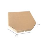 Caixa Pizza Americana - 35 x 4 cm - 25 Unidades. - Imagem 2