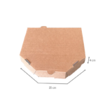 Caixa Pizza Americana - 25 x 4 cm - 25 Unidades. - Imagem 2