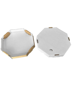 Caixa Pizza Oitavada Broto - 25 x 4 cm - 25 Unidades.