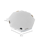 Caixa Pizza Oitavada - 30 x 4 cm - 25 Unidades. - Imagem 2