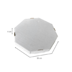 Caixa Pizza Oitavada - 35 x 4 cm - 25 Unidades. - Imagem 2