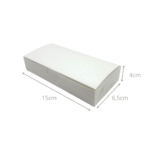 Embalagem para Combinados sem Visor P Branco - 15 x 6,5 x 4 cm - 100 Unidades - Imagem 4