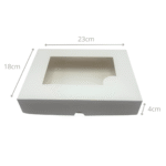 Embalagem para Combinados com Visor GG Branco - 23 x 18 x 4 cm - 100 Unidades - Imagem 3