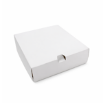 Embalagem para Batata Suíça Quadrada Branca - 16 x 16 x 5 cm - 100 Unidades