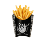 Embalagem para Mini Fritas Preta - 11 x 10 x 3,5 cm - 100 Unidades - Imagem 3