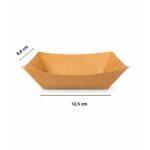 Embalagem Bandeja Kraft P (12,5 x 8,8 cm) - Pct./250 unid. - Imagem 2