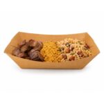 Embalagem Bandeja Kraft G – 20 x 12,5 cm – Pacote com 250 Unidades