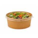 Embalagem Bowl Kraft 500ml - 14,5 cm x 4,8 cm - 50 Unidades