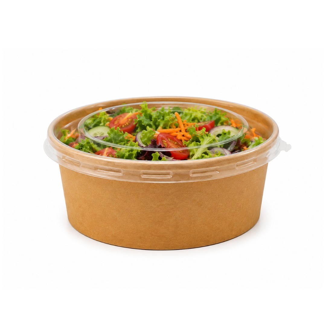 WhatsApp Image 2026-07-24 at 12.24.21 (1) Embalagem Bowl Kraft 500ml - 14,5 cm x 4,8 cm - 50 Unidades - Imagem 1