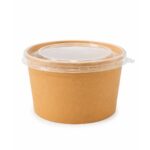 Embalagem Bowl Kraft 1000ml - 14,5 cm x 8 cm - 50 Unidades - Imagem 2
