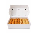 Caixa Para Salgado 03 Branca -  30×19×10 cm - 100 unidades -