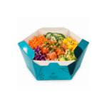 Embalagem Bowl Gourmet 750 ml Azul Claro  – 14,5 x 12,5 x 5,5 cm – 100 Unidades -