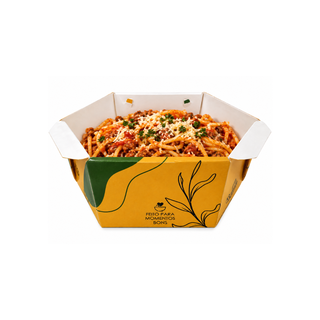 Bowl Creme Comida Embalagem Bowl Gourmet 750 ml Creme – 14,5 x 12,5 x 5,5 cm – 100 Unidades - - Imagem 1