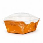 Kit Bowl Gourmet 750 ml Laranja  – 14,5 x 12,5 x 10 cm – 100 Unidades - Imagem 2
