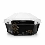 Kit Bowl Gourmet 750 ml Preto  – 14,5 x 12,5 x 10 cm – 100 Unidades - Imagem 2