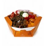 Embalagem Bowl Gourmet 750 ml Laranja  – 14,5 x 12,5 x 5,5 cm – 100 Unidades -
