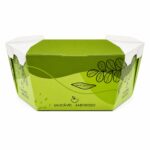 Embalagem Bowl Gourmet 750 ml Verde  – 14,5 x 12,5 x 5,5 cm – 100 Unidades -